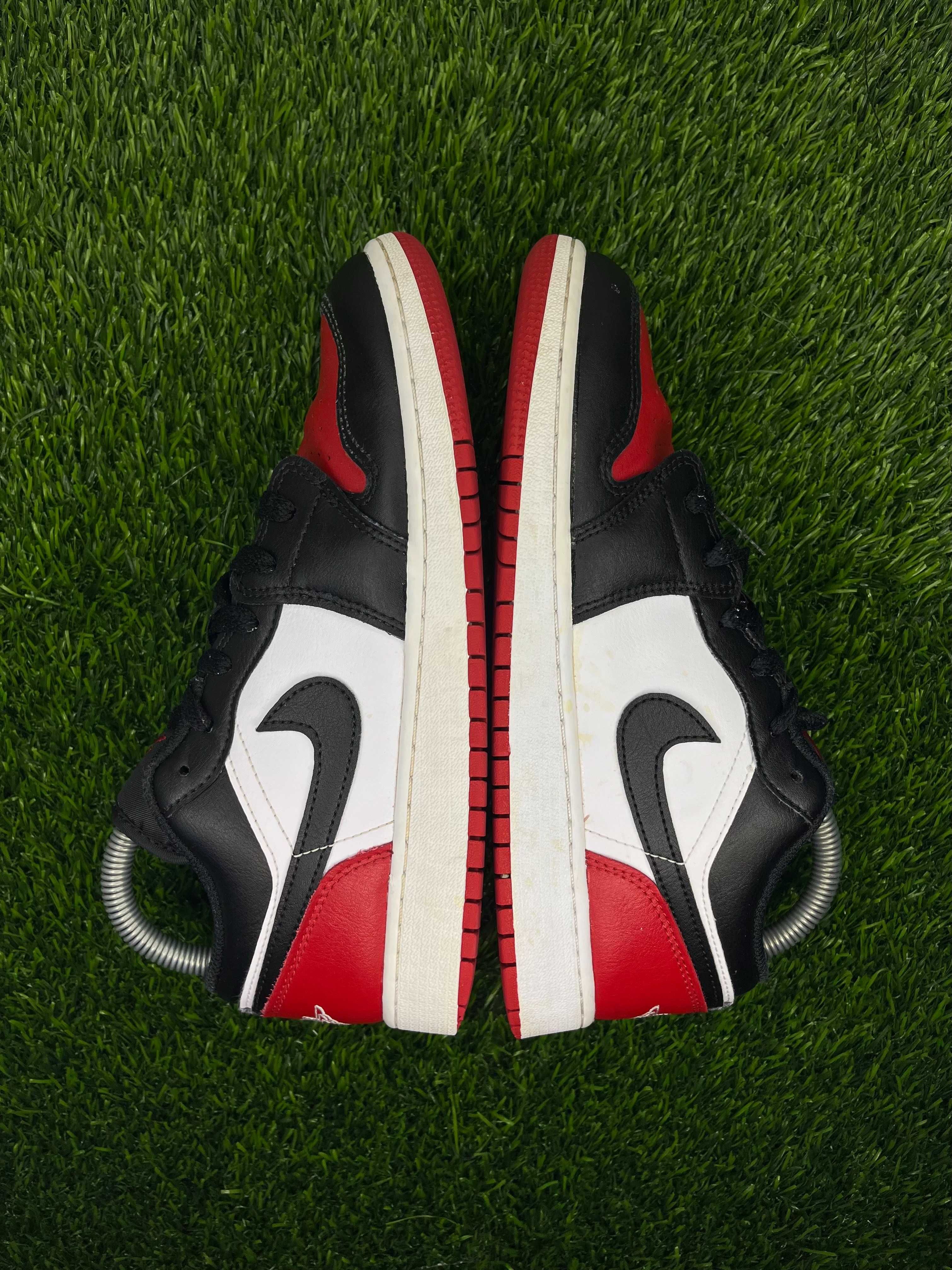 Nike Air Jordan 1 Low Bred Toe Дамски Маратонки