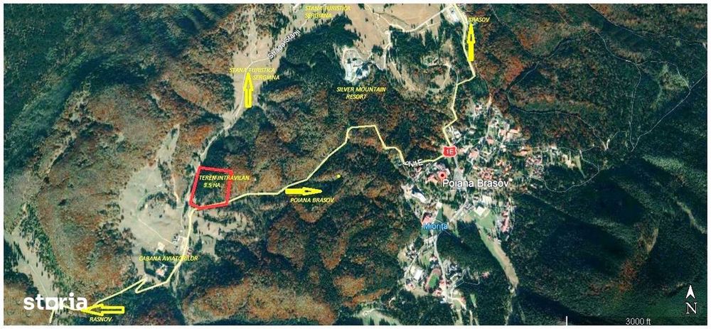 Teren intravilan Poiana Brasov  Poiana Cristianului