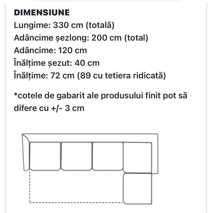 Canapea coltar salia euromobila
