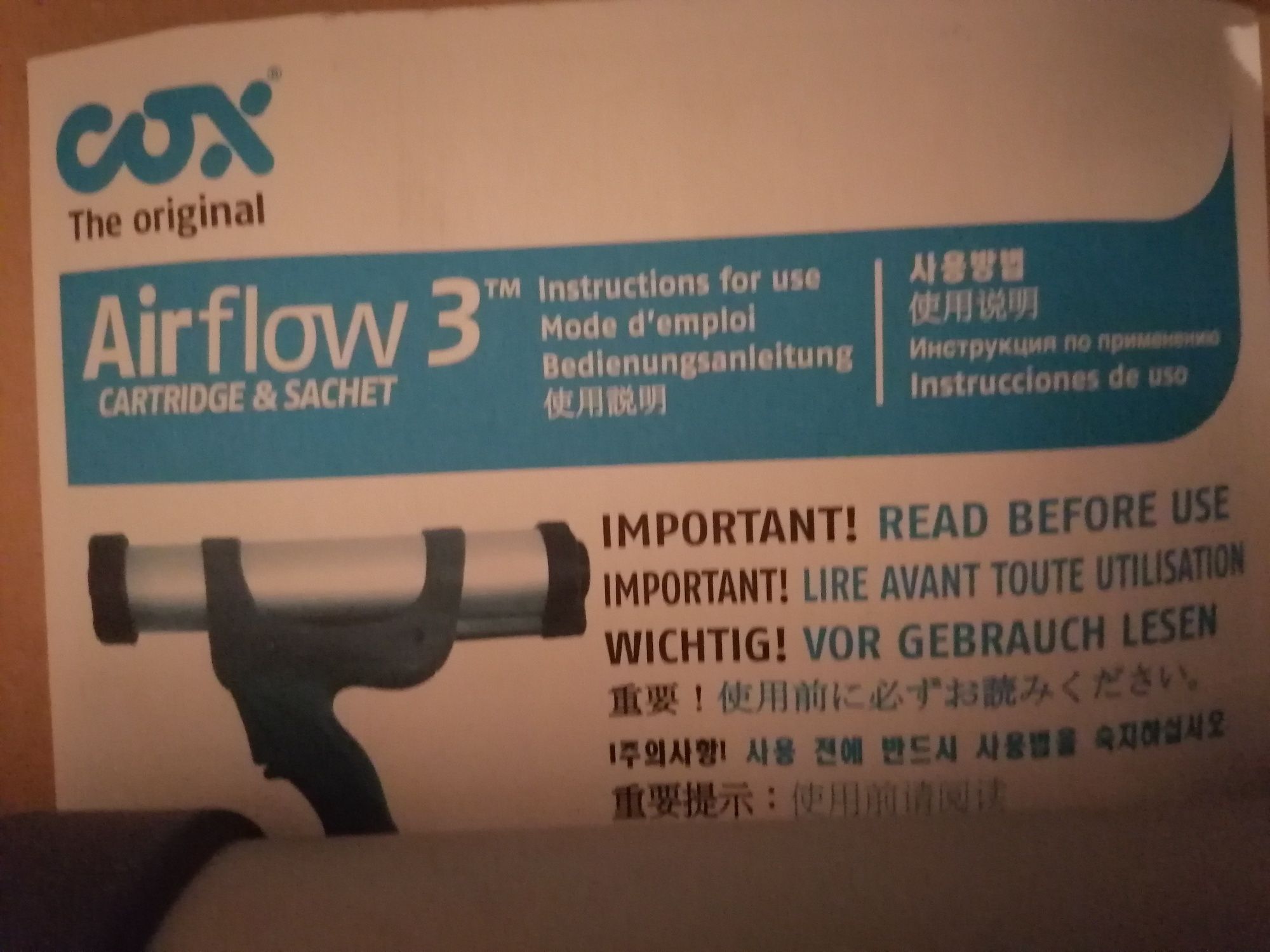 Pistol silicon pneumatic Cox profesional
