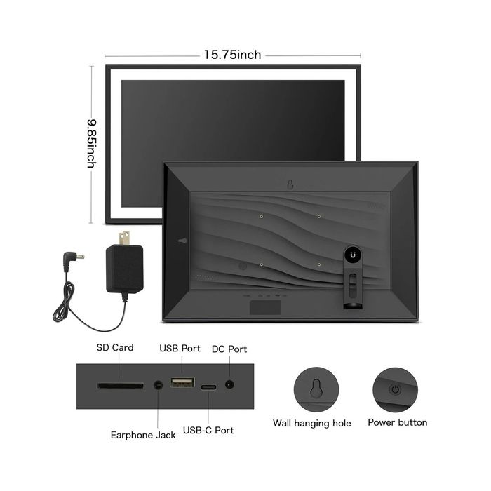 Цифровая Фоторамка Frameo 15.6 inch full hd Wi fi Ips touch screen