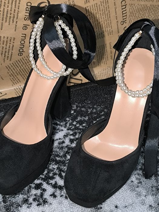 Сандали на висок ток,дамски обувки с квадратни пръсти.