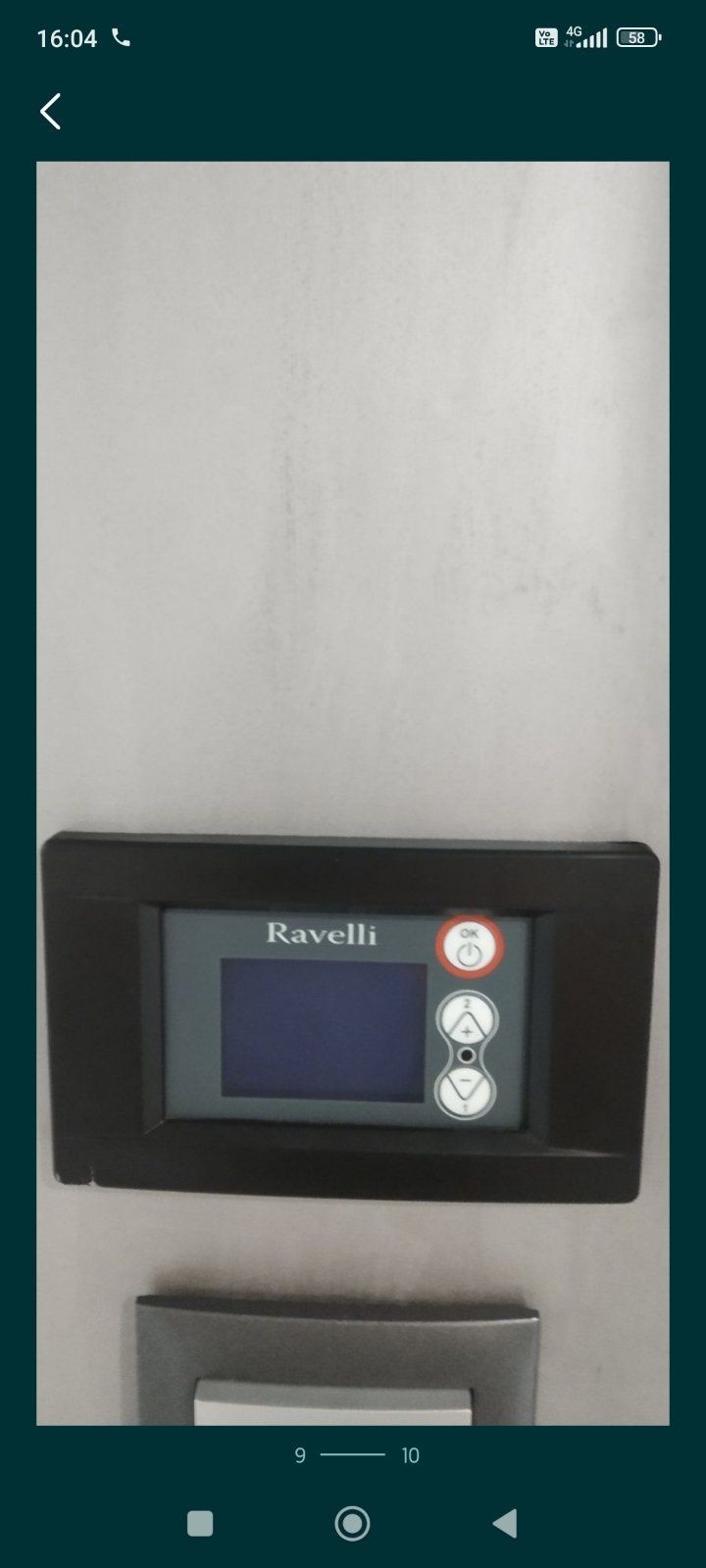 Италианска пелетна камина за вграждане с водна риза Ravelli HRB 160