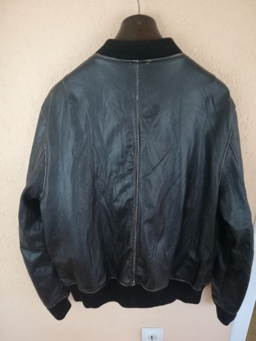 Geaca piele bărbati Lapel xl