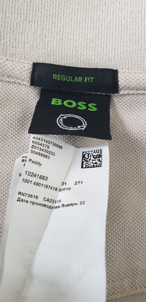 Hugo Boss Paddy Pique Cotton Mens / 2XL - 3XL НОВО! ОРИГИНАЛНА Тениска