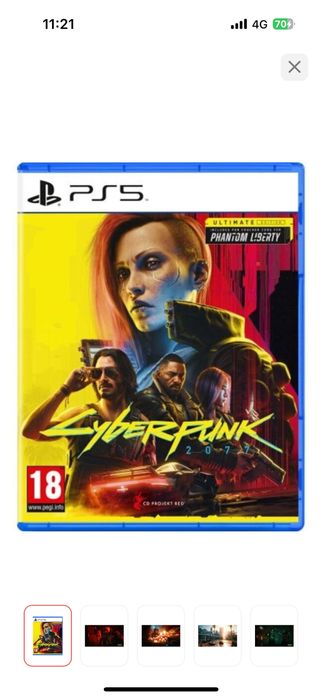 ОБМЕН или ПРОДАЖА ИГРЫ CyberPunk 2077 PS5 RUS 18500 тг