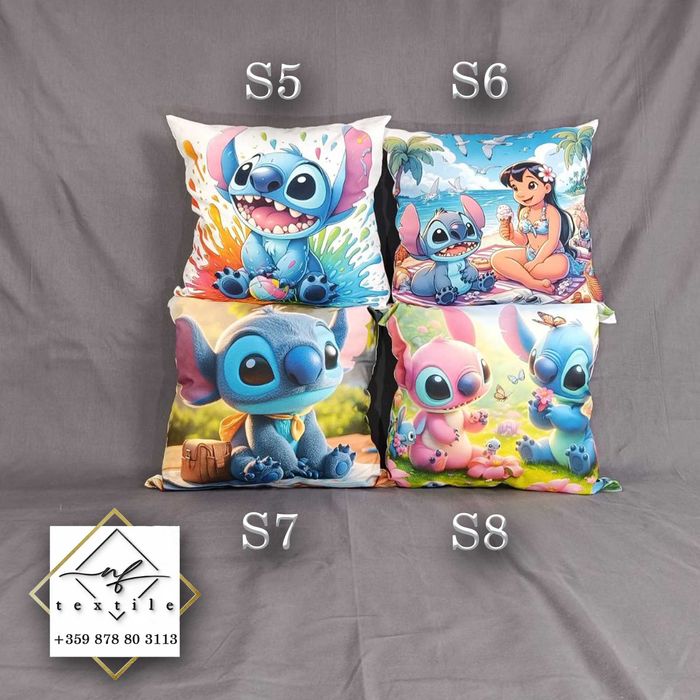 Декоративна възглавница със Стич  Промоция!!! 4бр. за 70лв./35.79€