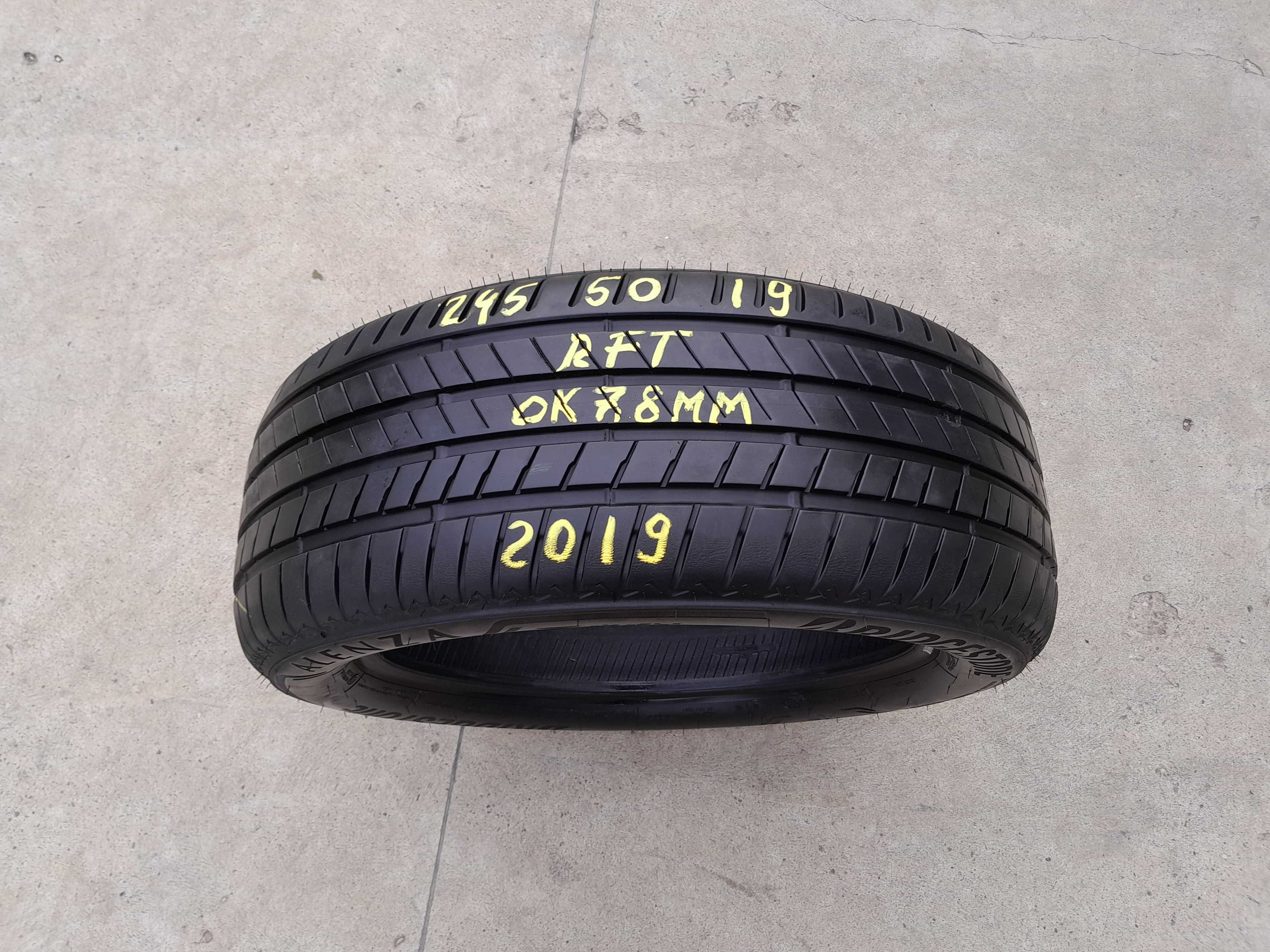 O anvelopa vara 245 50 19 bridgestone alenza 001 run flat 7,8 mm 2019