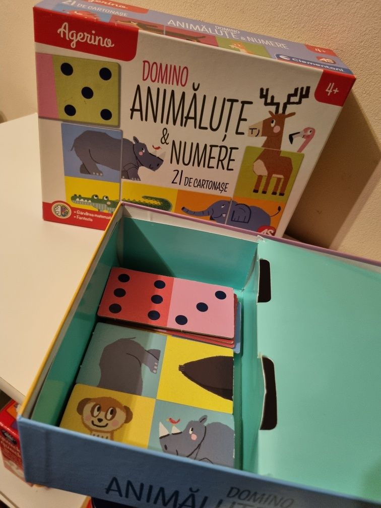 Joc Agerino Domino Animalute si Numere