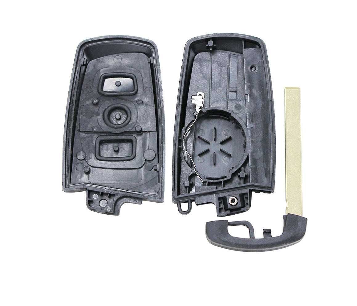 Carcasa cheie Bmw seria 5, 3 butoane, ornament rosu