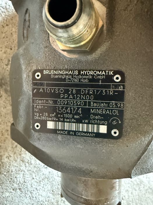 Pompă hidraulică Brueninghaus Hydromatik A10VSO 28DFR1/31R