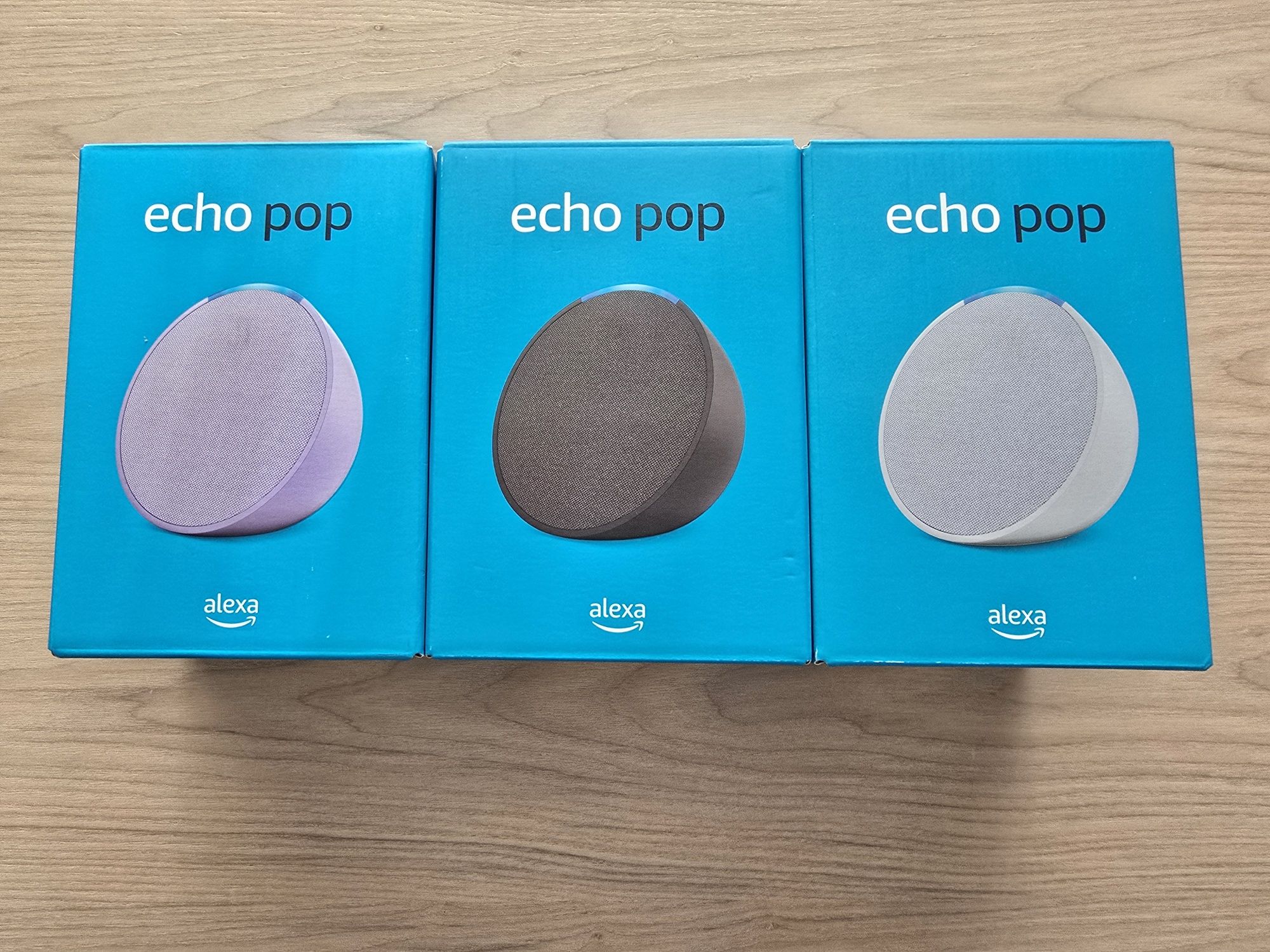 3 smart колонки Amazon Echo pop