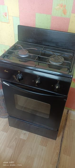 Двух камфорная газ плита с баллоном