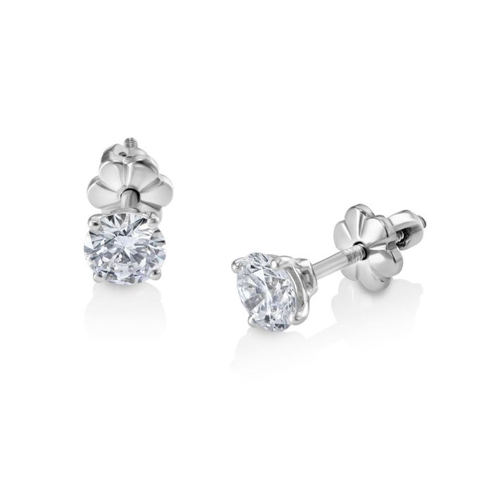 NEW Серьги с бриллиантами 0,84CT