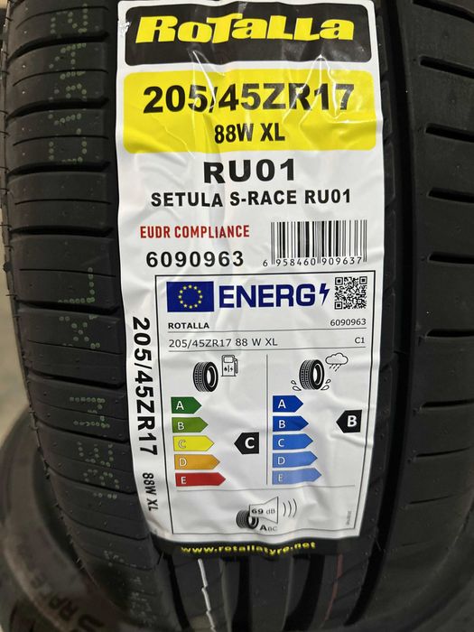 Нови летни гуми ROTALLA SETULA S-RACE RU01 205/45R17 88W XL НОВ DOT
