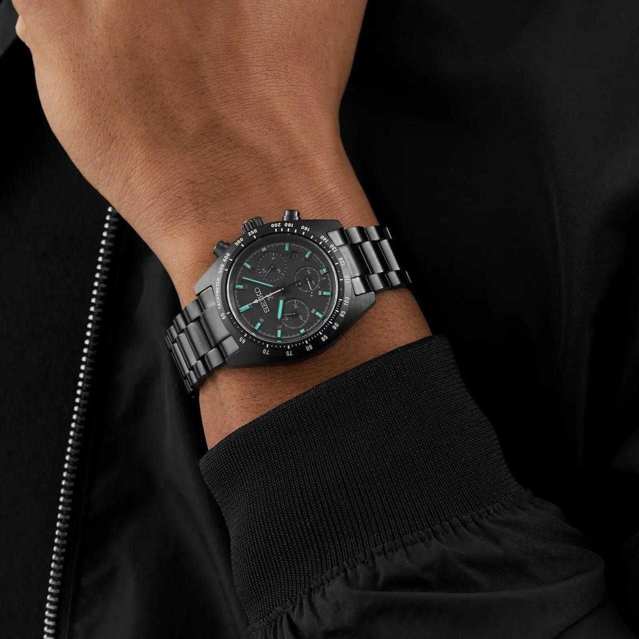 Seiko Prospex Black Series Speedtimer Solar Chronograph SSC917