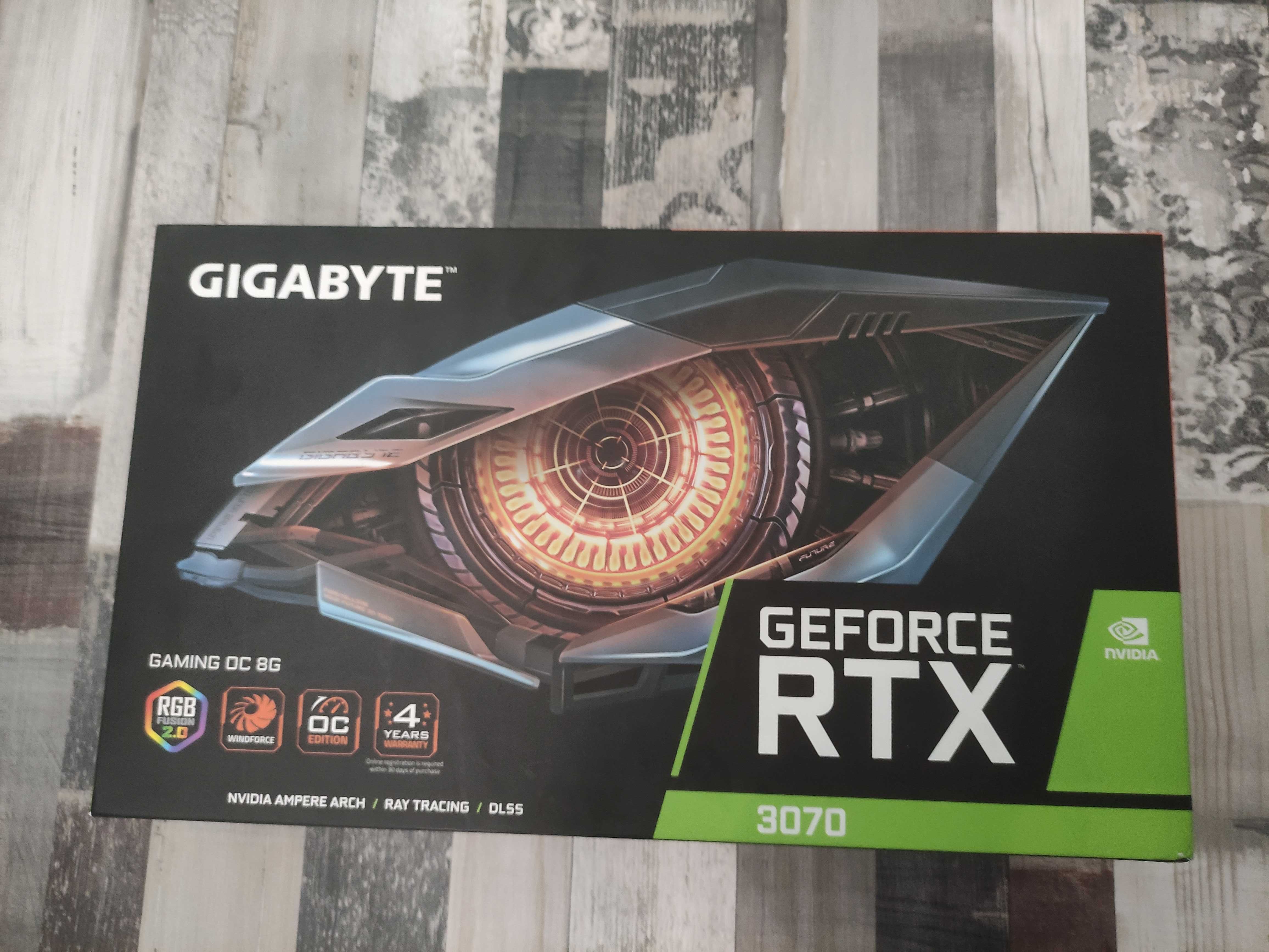 Видео Карта Gigabyte GeForce RTX 3070 Gaming OC 8G