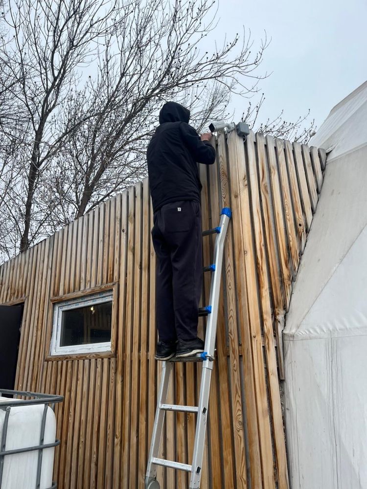 Установка камеры видеонаблюдения