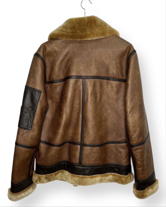 Jacheta Barbati Shearling din piele de oaie