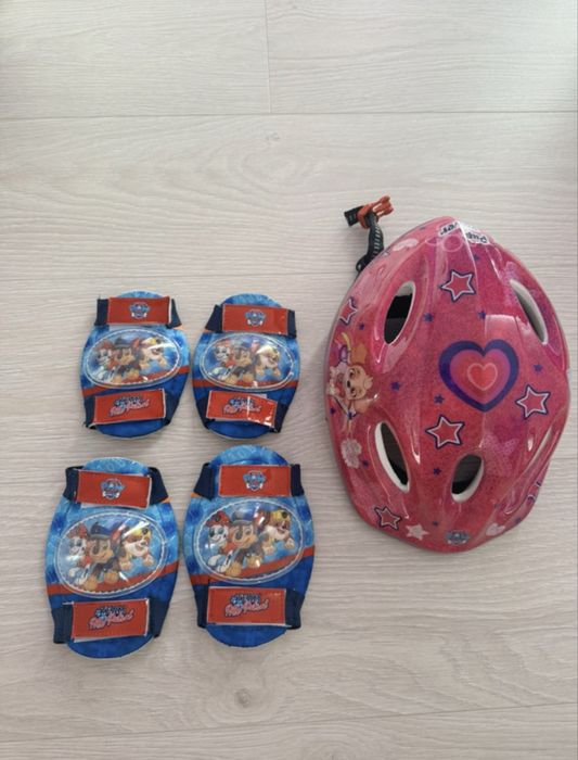 Set protectie + casca copii