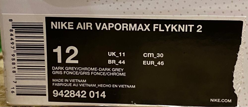 Nike Air Vapormax Flyknit 2