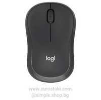 Безжична мишка Logitech M240 Silent Bluetooth, цвят: графит