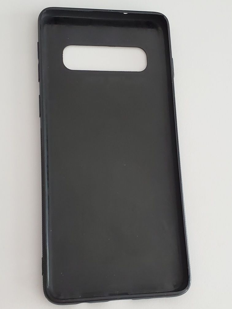 Husa slim silicon Samsung S10, model carbon