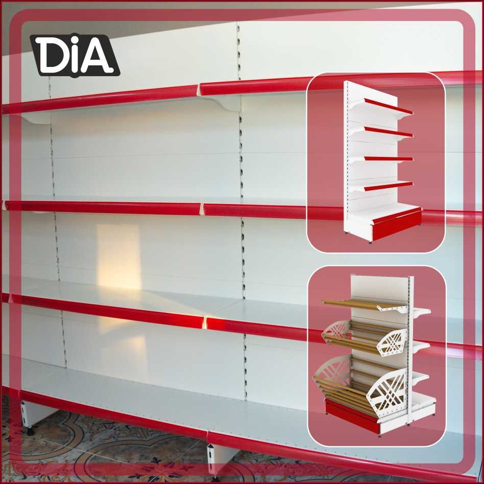 Стеллаж металлический торговый стеллаж железная мебель полкаDiA31
