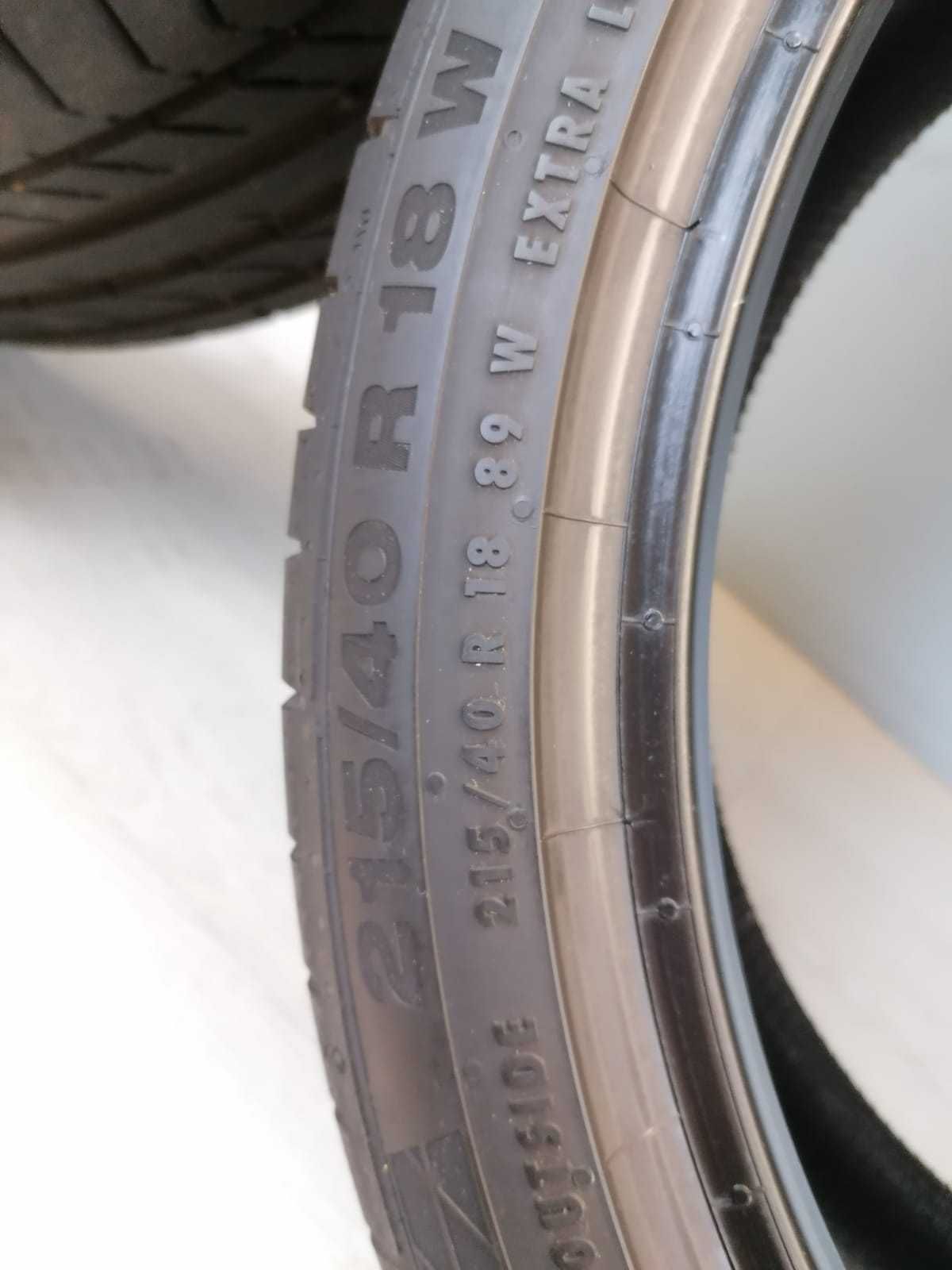 Anvelope 215/40R18, vara, Continental , DOT 2020