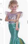 Costum Sirena fetita marimea 98-116