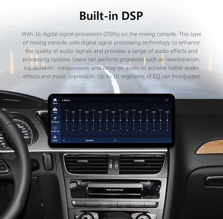 12.3 мултимедия Audi A4/A5 B8.5 Facelift Android 14 8GB/128GB CarPlay