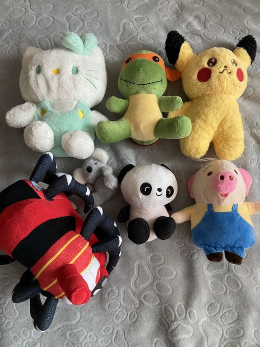 Игрушки мягкие машинки