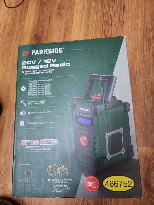 Radio de santier Parkside