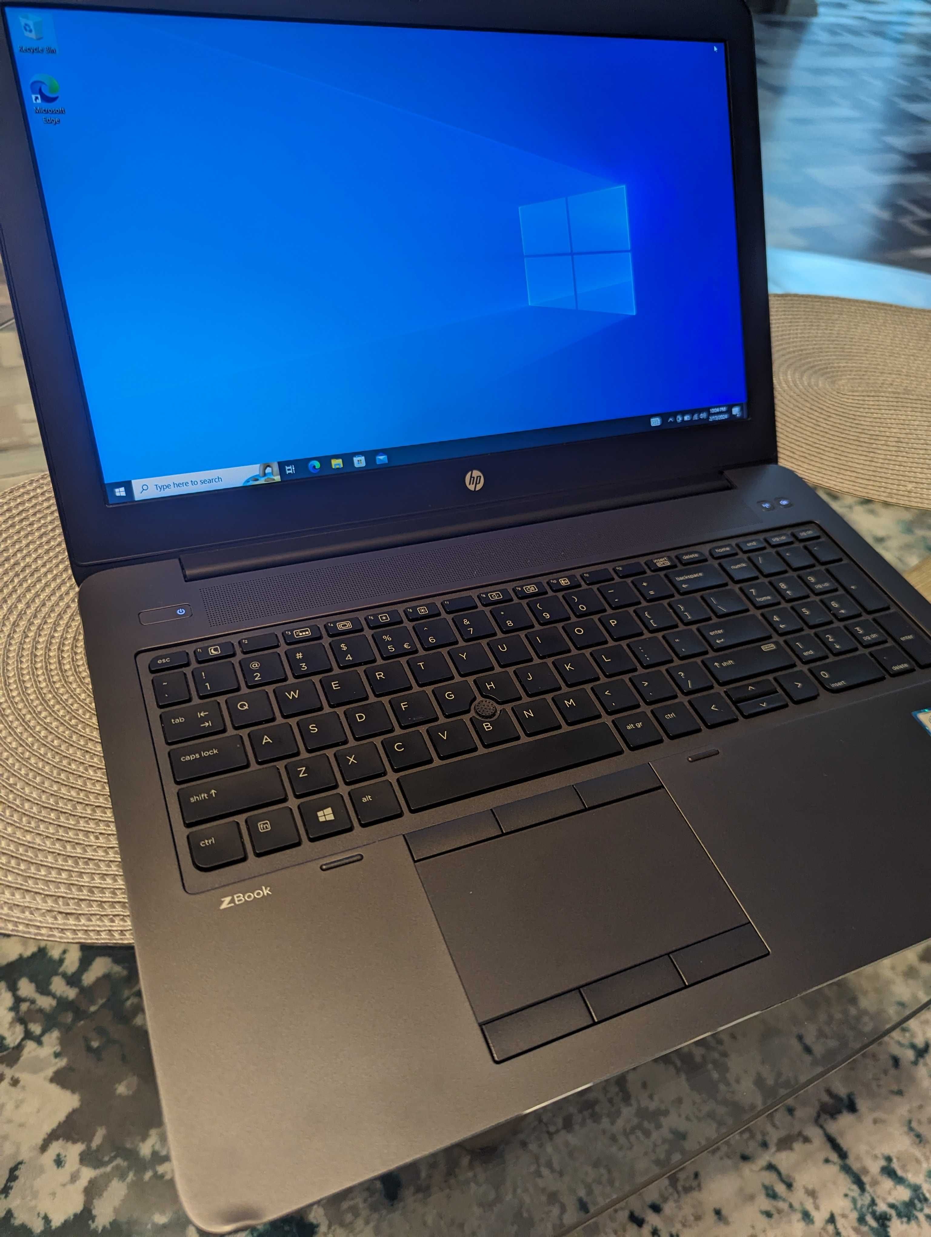 Laptop HP ZBook, RAM 32GB, 1,5 tb, Nvidia Quadro M2000M 4GB GDDR5