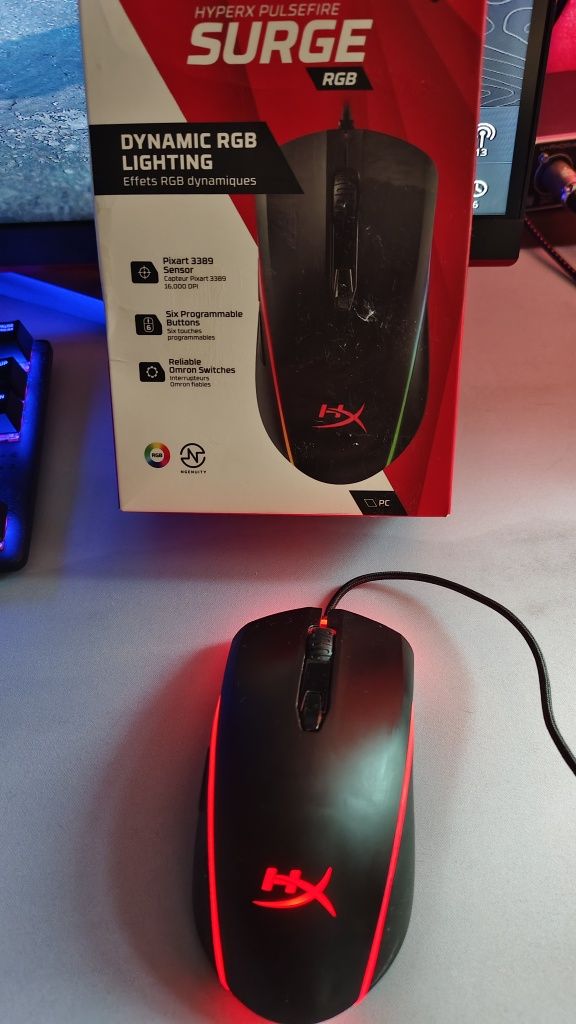 Мышь HyperX RGB.