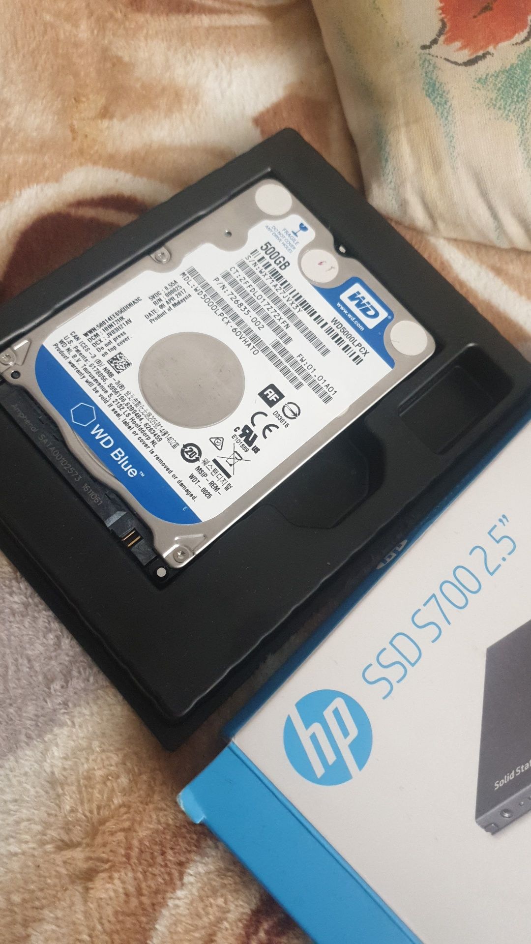 Hard Disk laptop WD Blue, 500GB, 5400 RPM, SATA3, 16MB, WD5000LPCX