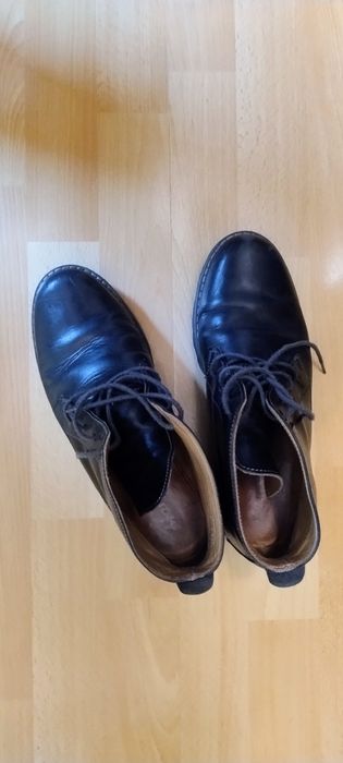 Ghete piele bleumarin pentru băieți, mărimea 39