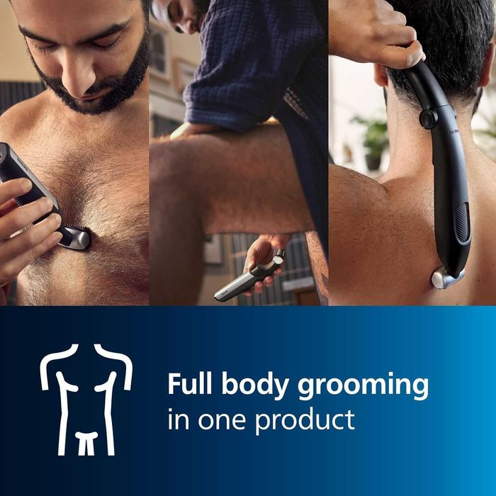 НОВ Водоустойчив Тример PHILIPS за Слабини и Тяло Bodygroom Serie 5000