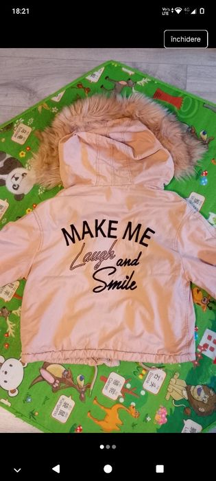 Geaca groasa Bershka mărimea xs