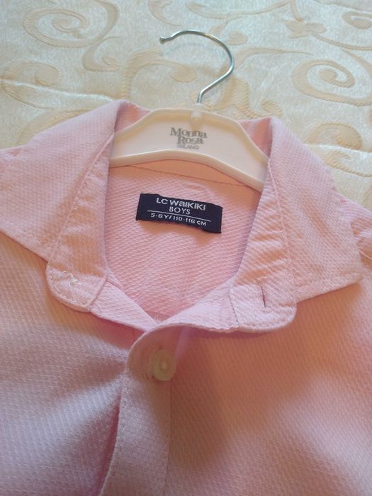 Cămașa elegantă pe roz deschis, băieți 5-6 ani de la LC Waikiki