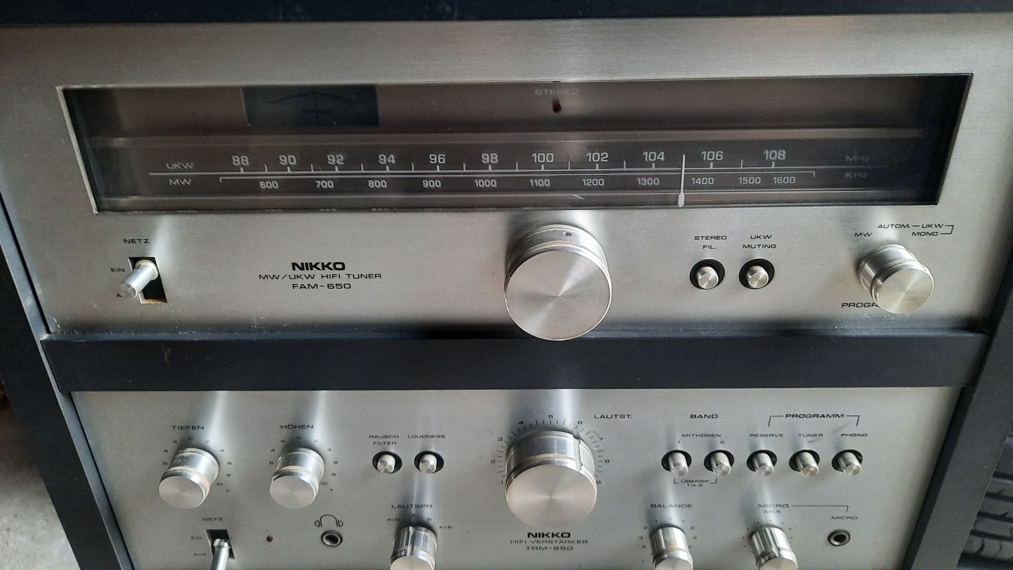 Linie audio NIKKO vintage made in japan