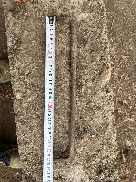 Метални анкери / куки за греди 31 см