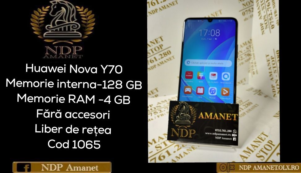 NDP Amanet Brăila Huawei Nova Y70 128 GB (1065)