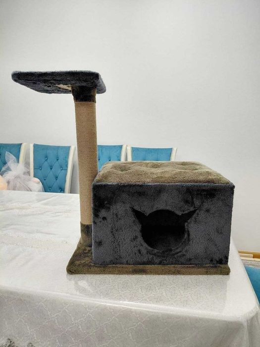 Когтеточка-домик для кошки (3в1)