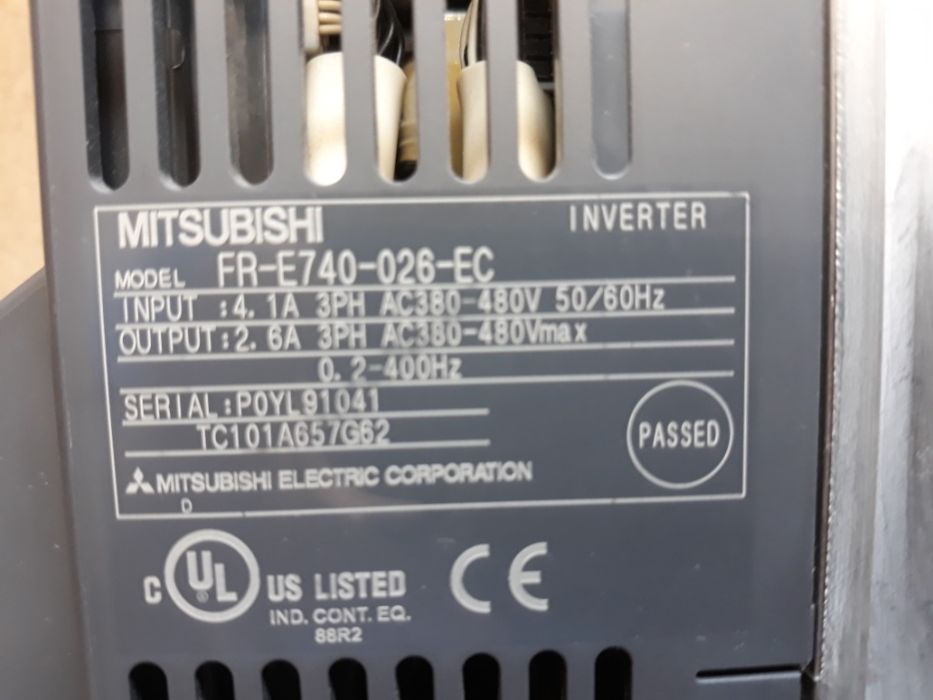 Честотен регулатор(инвертор)Mitsubishi 0,75кw/400в