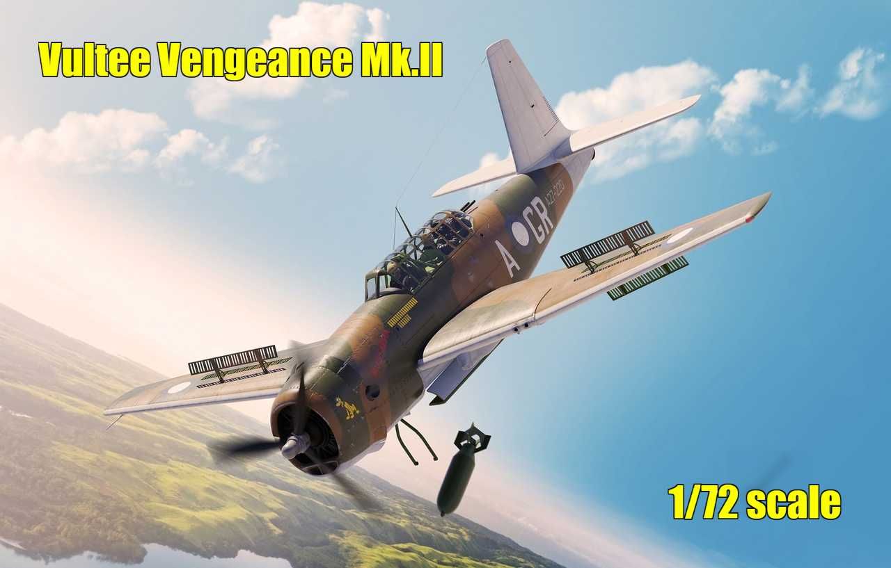 сборная модель самолёта А-31 Vengeance 1/72 наглядное пособие