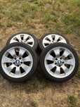 Jante 5x120 BMW Seria 1, 3, 5, X1 cu anvelope vară 225 45 17 Dot2021