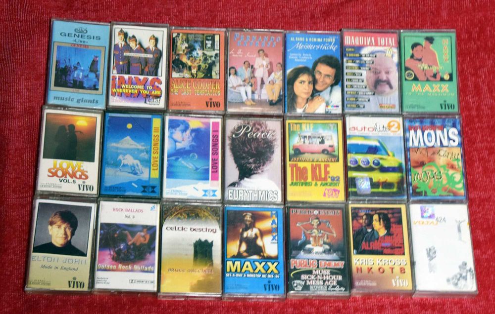 Casete audio originale  muzica straina