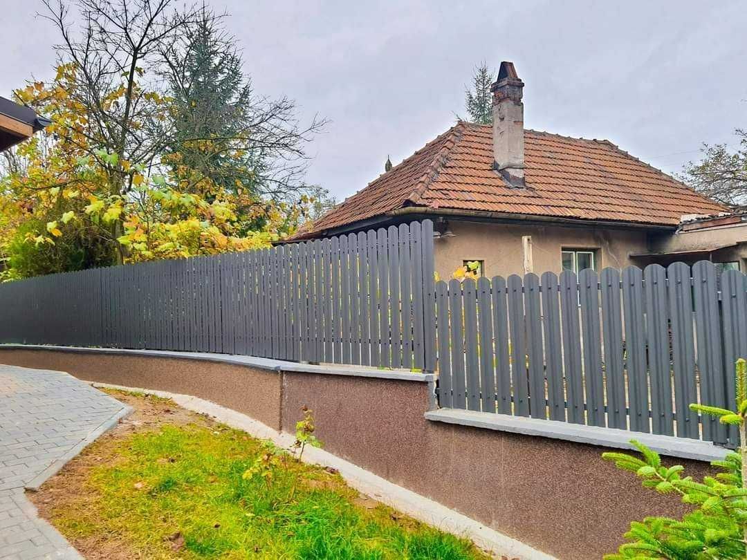 Garduri din sipca metalica, panou stil jaluzele, tabla si alte modele