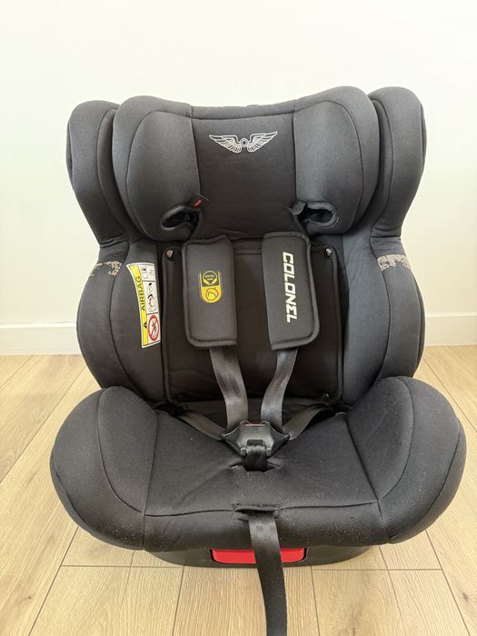 Стол за кола Moni - Colonel 360, 0-36 kg, с IsoFix, черен